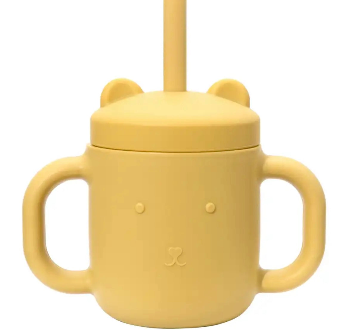 Vasito Osito o Gatito con Popote CHIKY NYNO