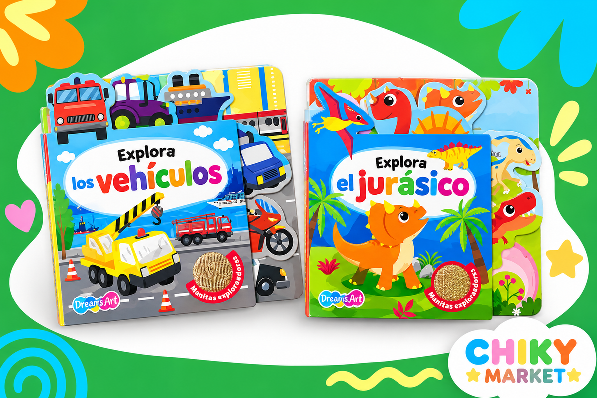 Cuento Pasta Dura Manitas Exploradoras CHIKY MARKET