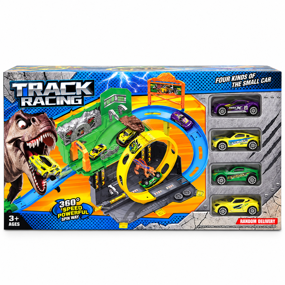 Pista para Carros Dinosaurio