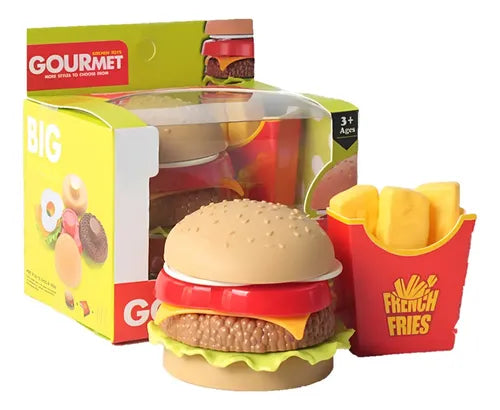 Set Hamburguesa con Papas Gourmet Kitchen Toys