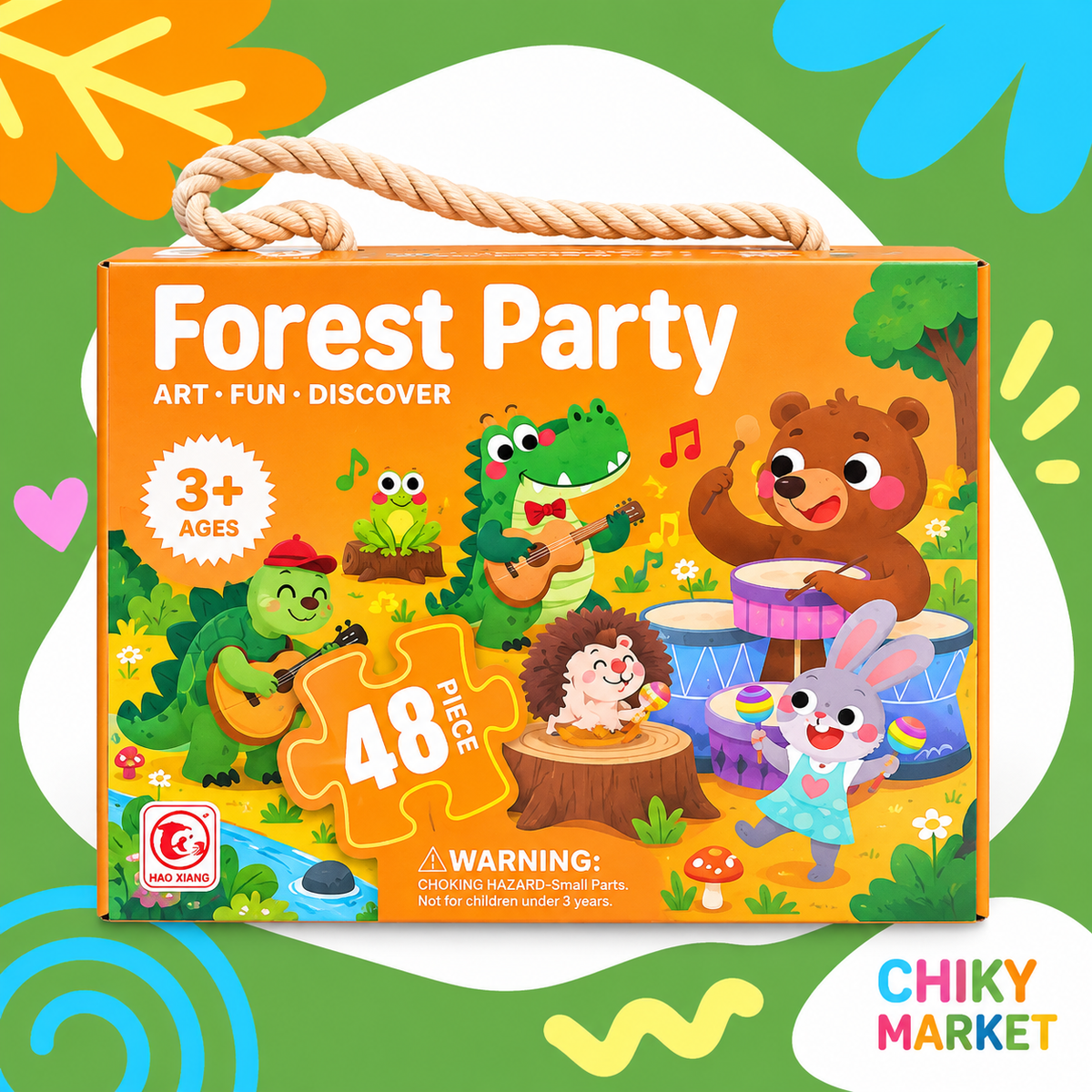 Rompecabezas Jumbo 48 Fun Lab Piezas CHIKY MARKET