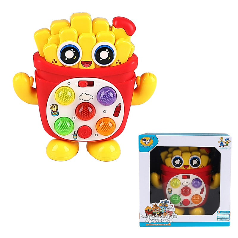 Juguete Musical Papitas Music Interest con Luces y Juego de Atrapar