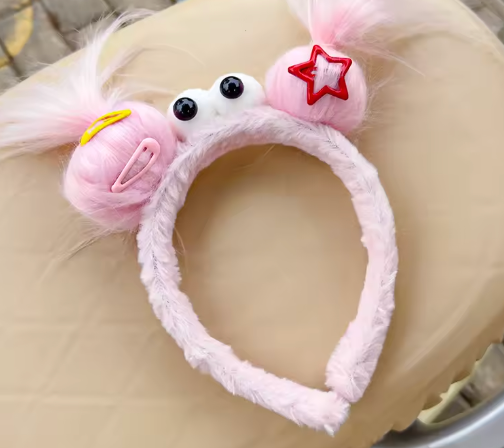 Diadema Ojos con Colitas