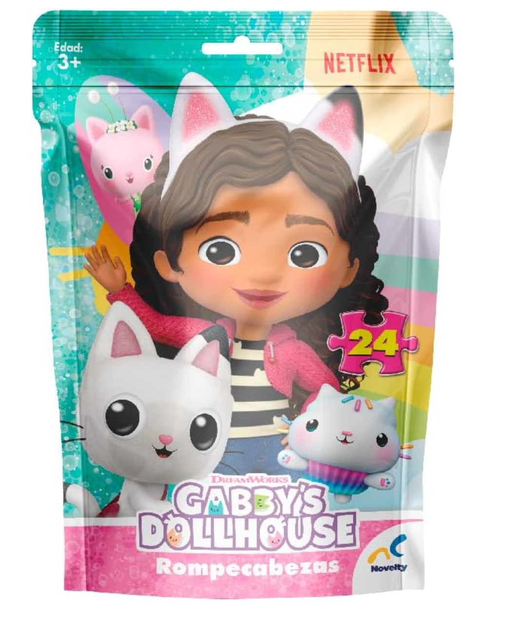 Rompecabezas Bolsa Foil Gabbys Doll House