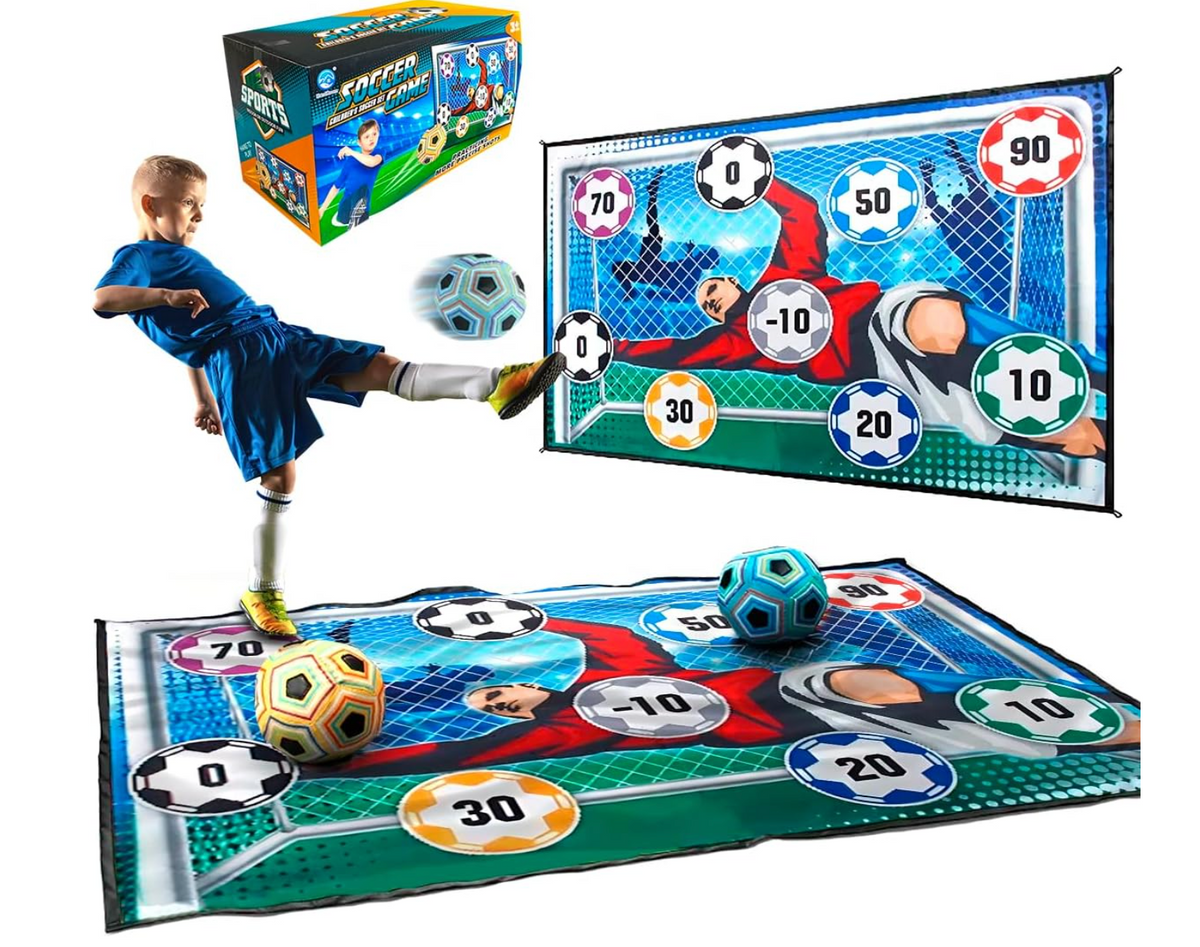 Raganet, Porteria de Futbol para Niños con 2 Balones