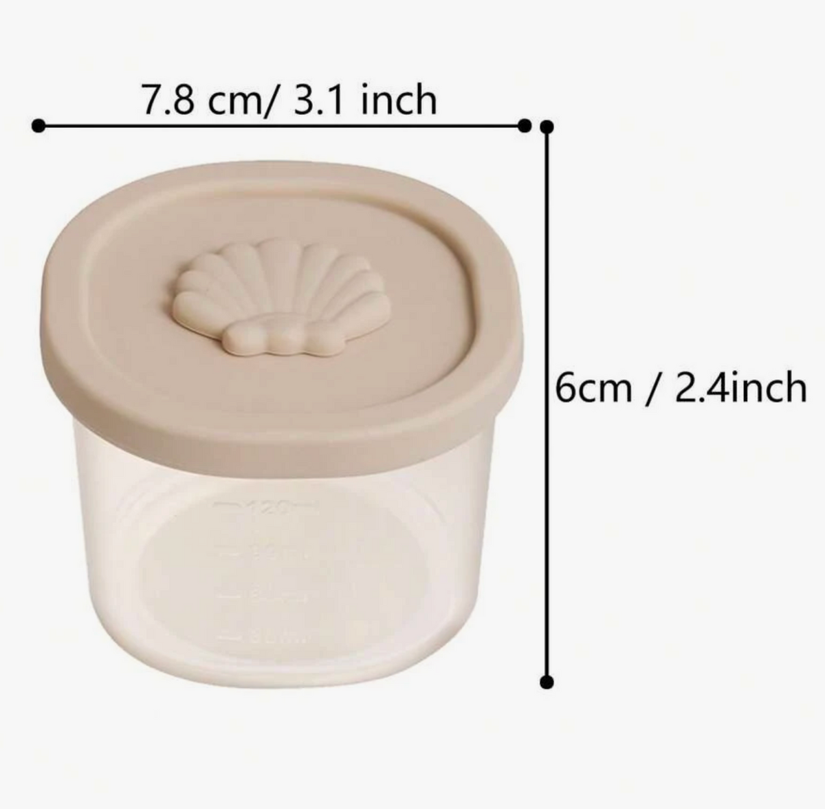 Set de 4 Recipientes para Alimentos de Silicon CHIKY NYNO