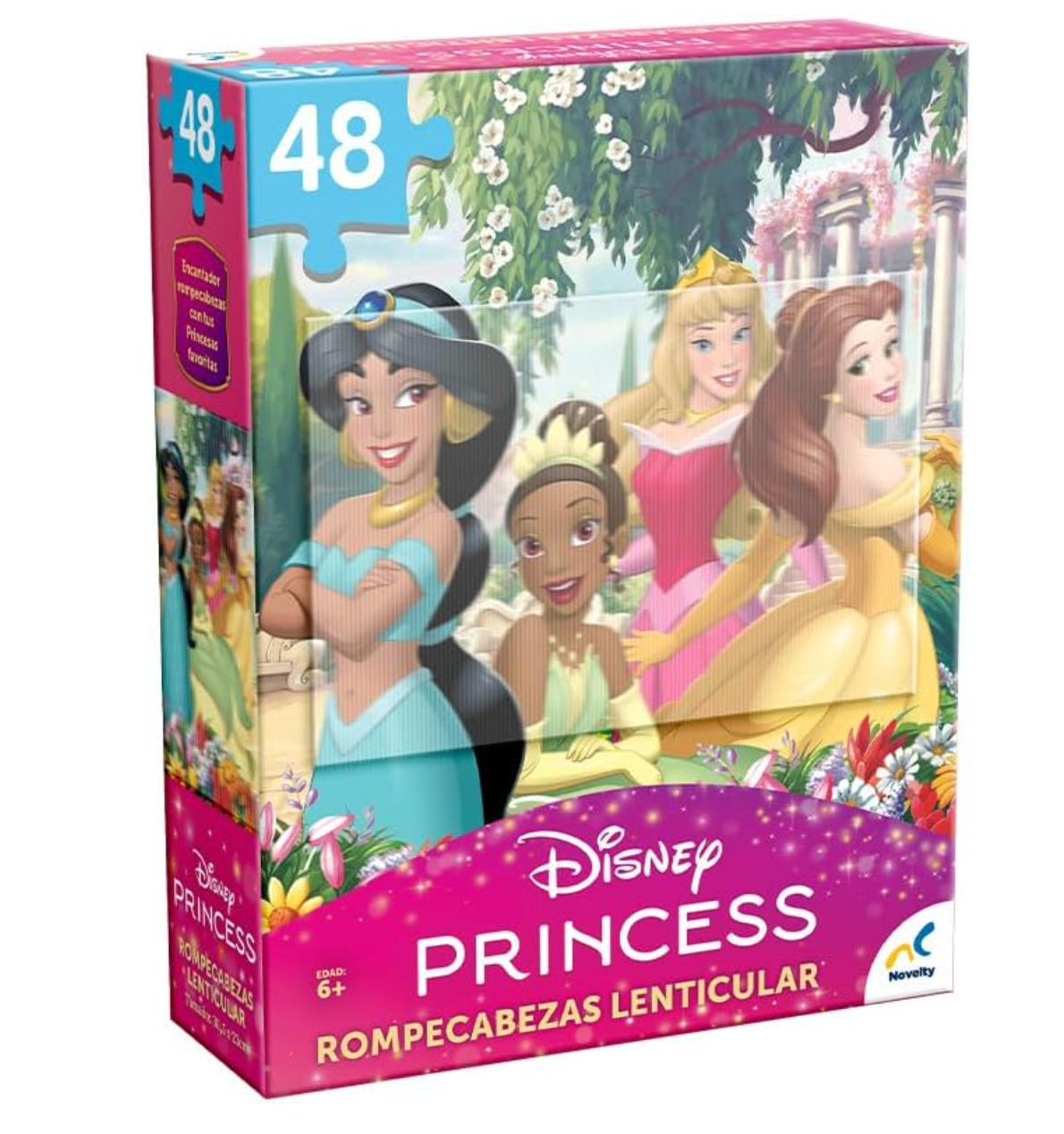 Novelty Corp - Rompecabezas 3D de Las Princesas de Disney