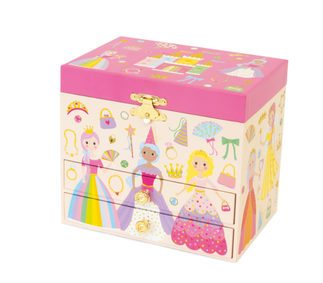 Joyero musical de madera Princesa