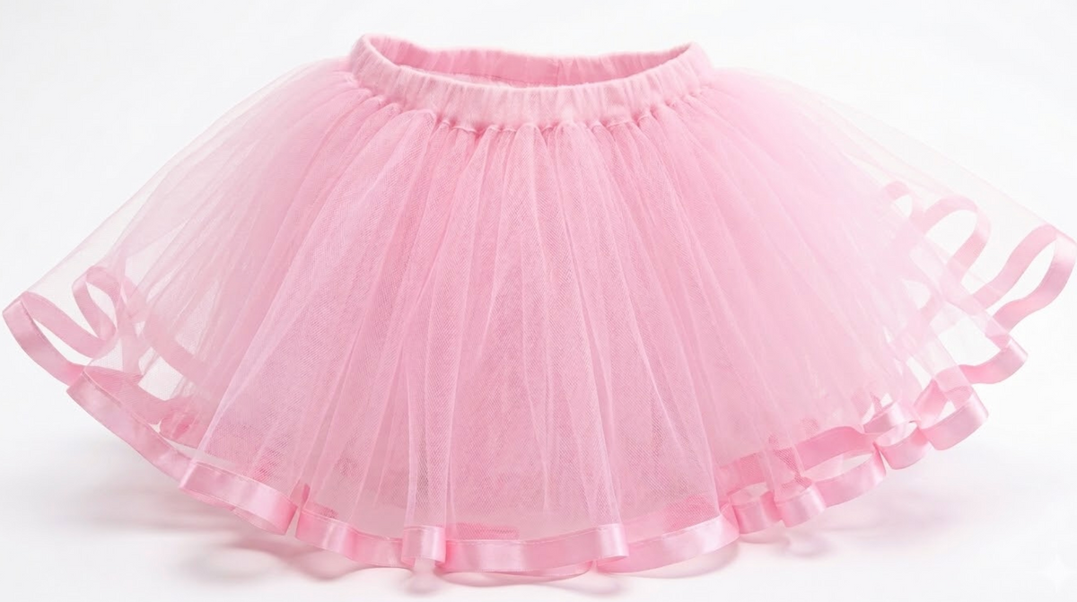Tutu con Orilla Rosa