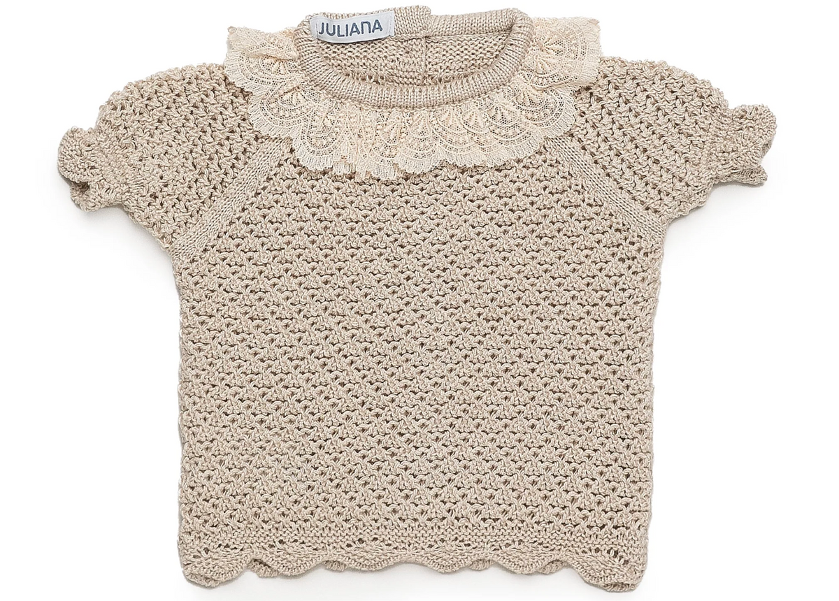 Conjunto Juliana de jersey calado y braguita con koalas - foto 4