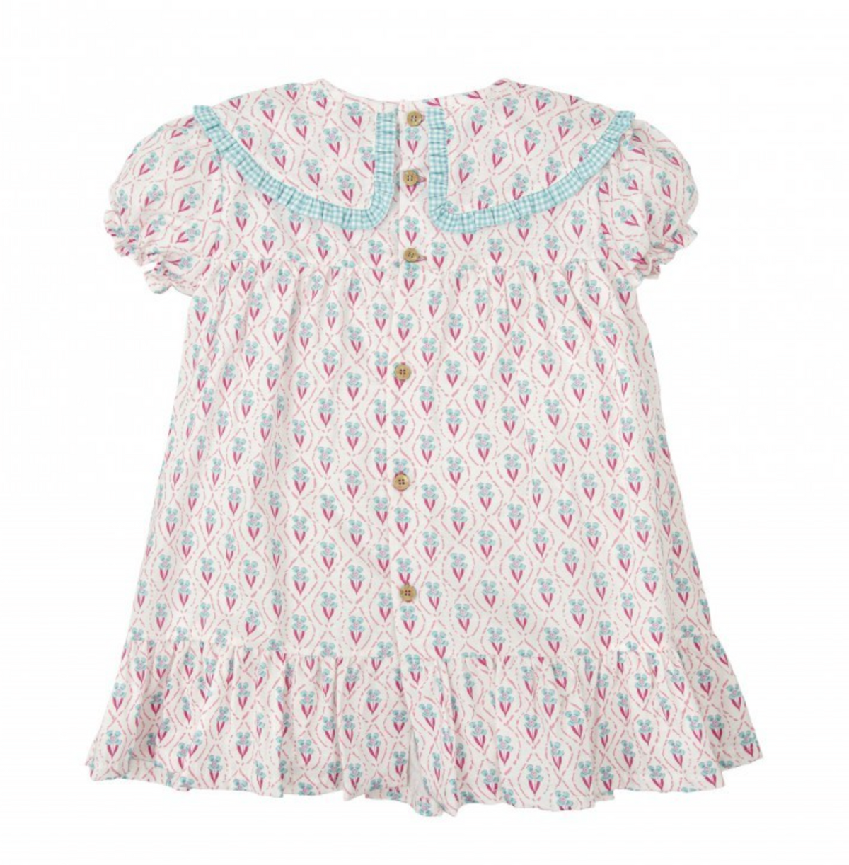 Vestido Manga Corta Cuello Camisa Chispa