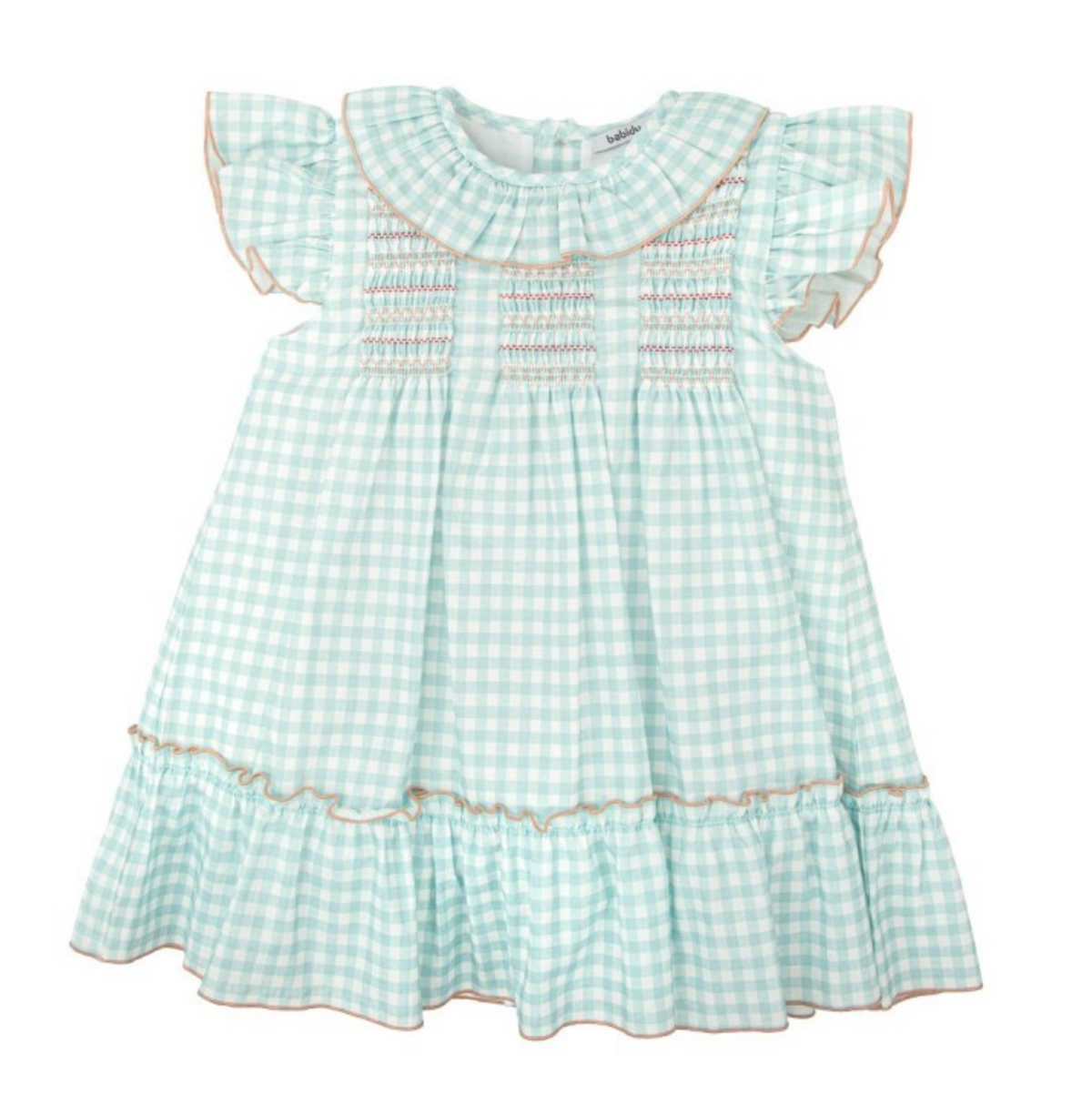 Vestido Volante Cuello Latido BABIDU