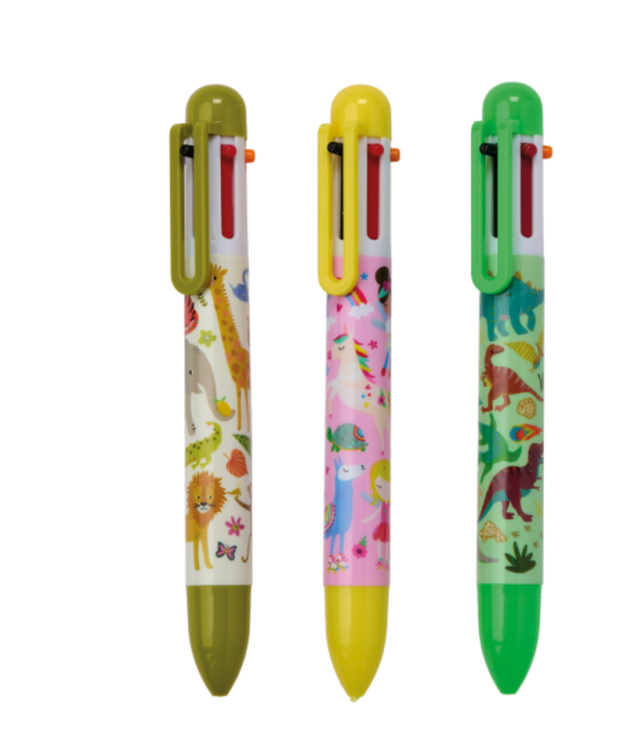 Bolígrafo de seis colores – Jungla