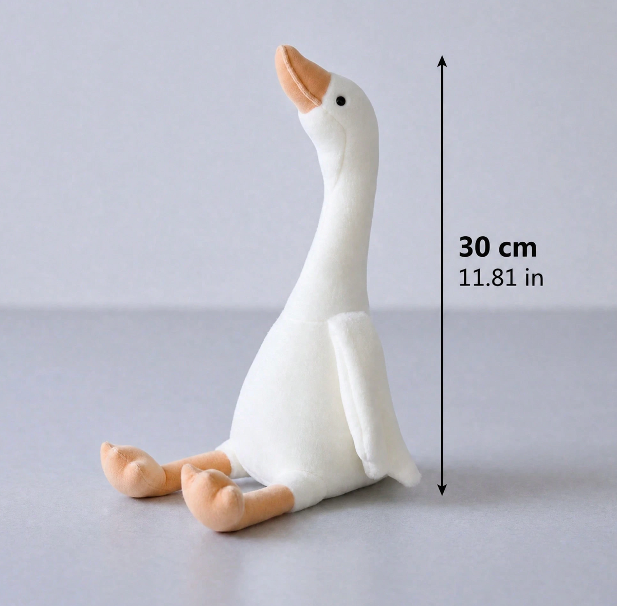 Muñeco Peluche Patito Blanco Bebé