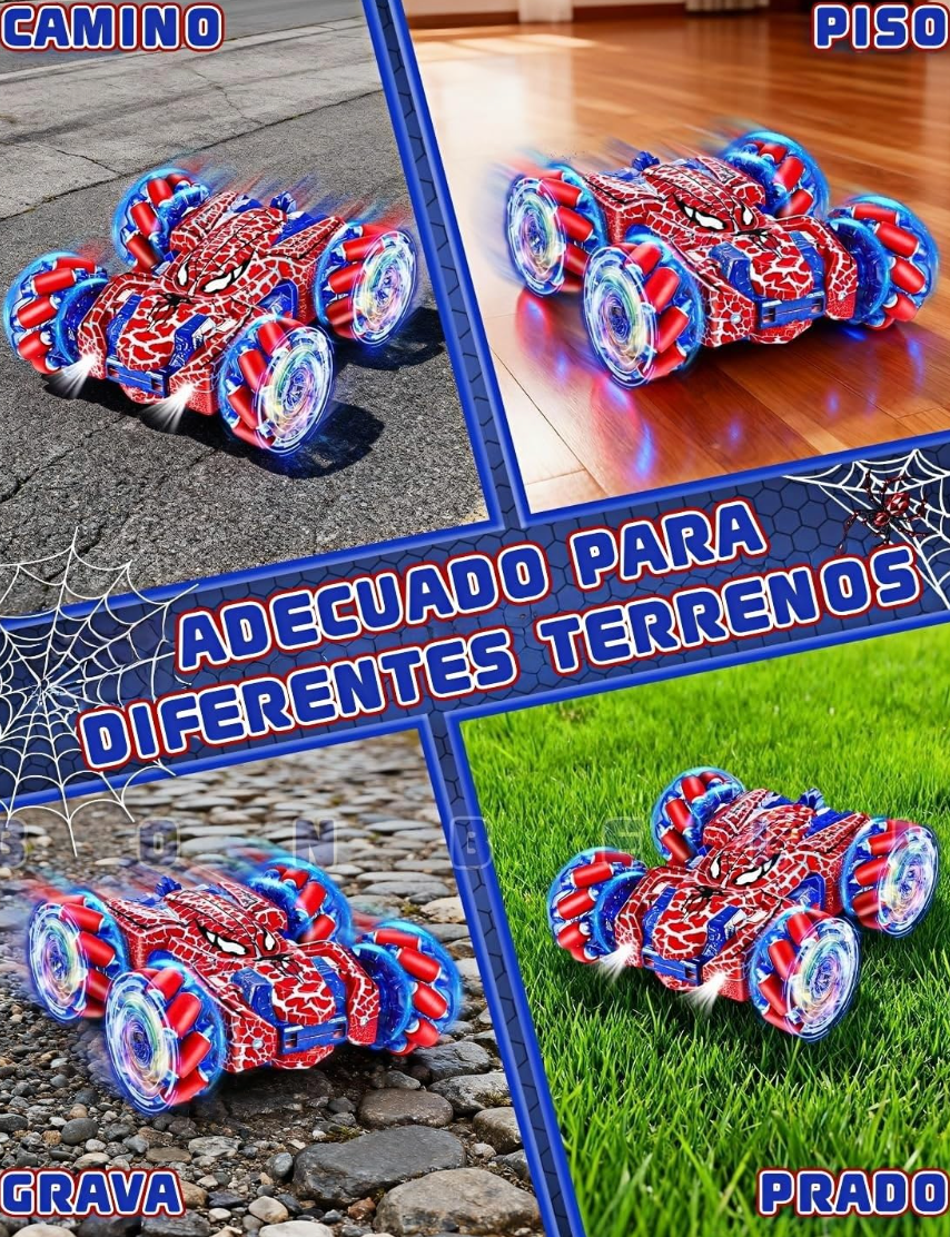 Coche Acrobático 4WD con Luces Araña