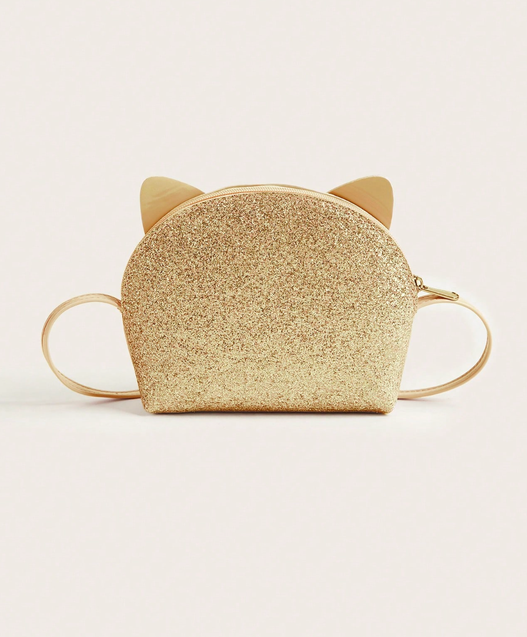 Bolso Bandolera Gatito Dorado
