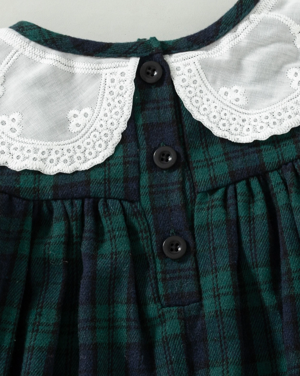 Vestido Verde a Cuadros Dolores