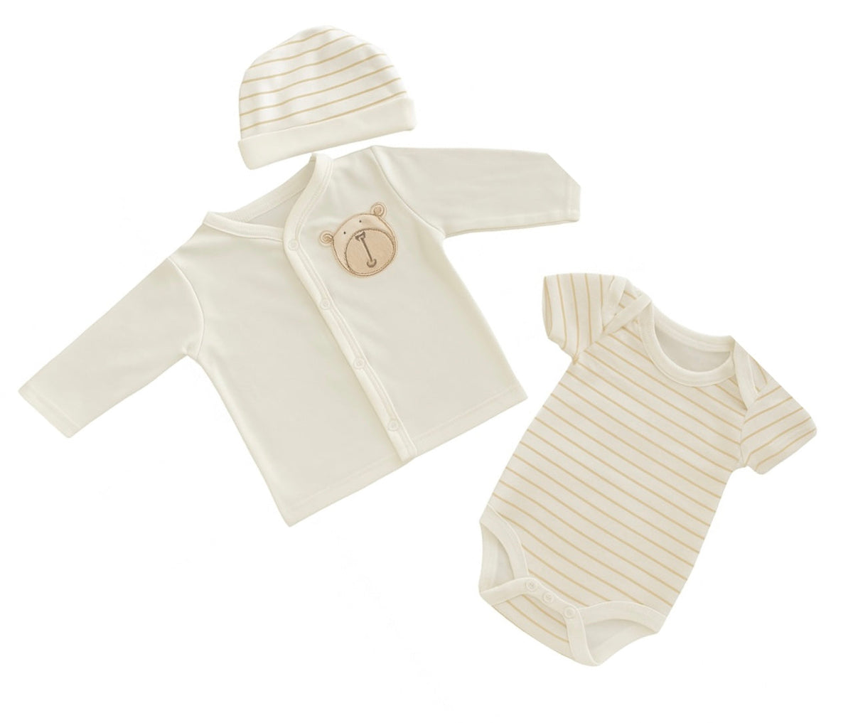 Set Ositos Blancos con Gorro CHIKY NYNO