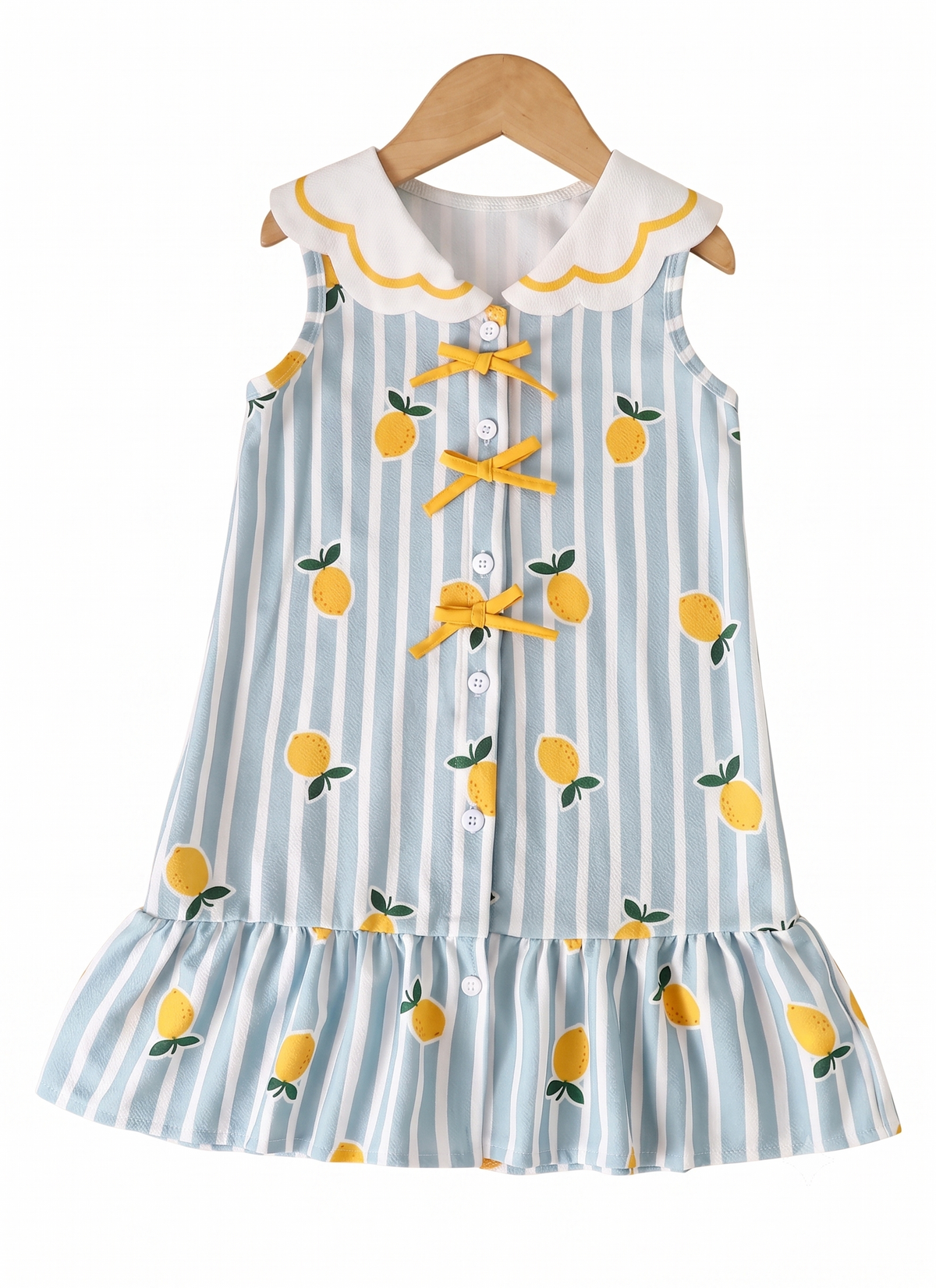 Vestido de Verano Estampado Limones