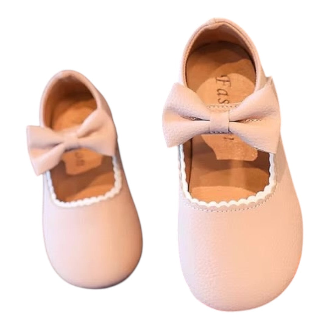Zapato Pikolina tipo Mary Jane rosa palo para bebé y niña