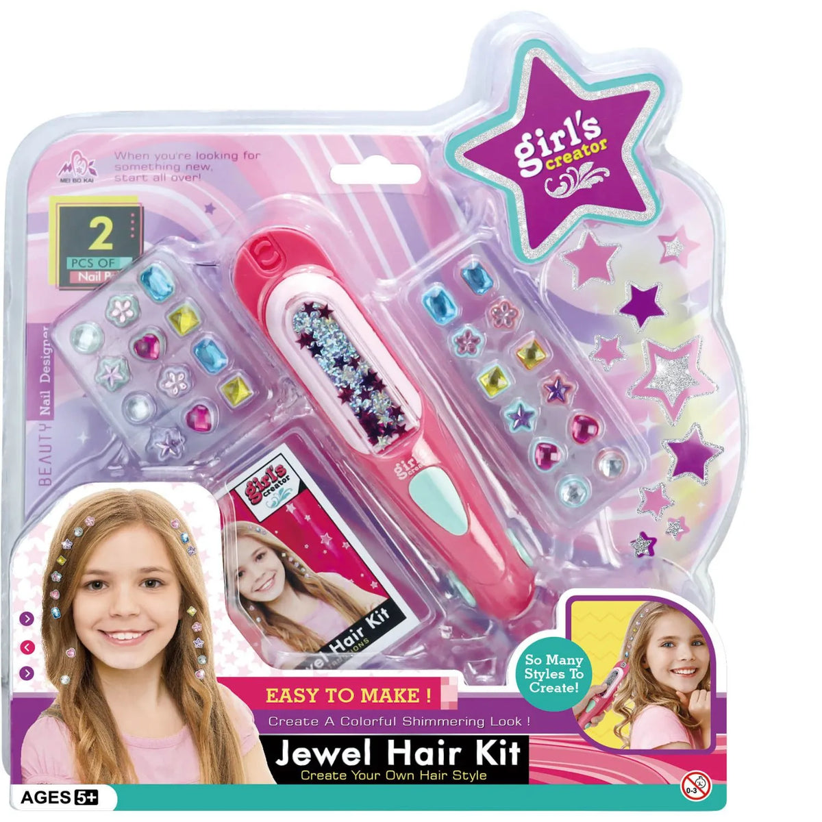 Jewel Hair Kit para decorar el cabello