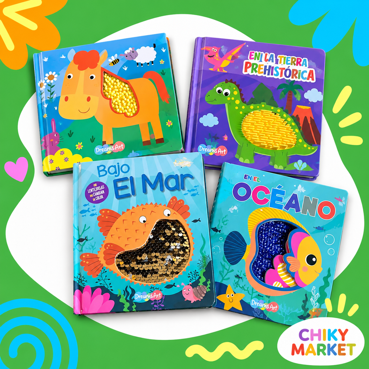 Cuento Pasta Dura Texturas $195.00 CHIKY MARKET
