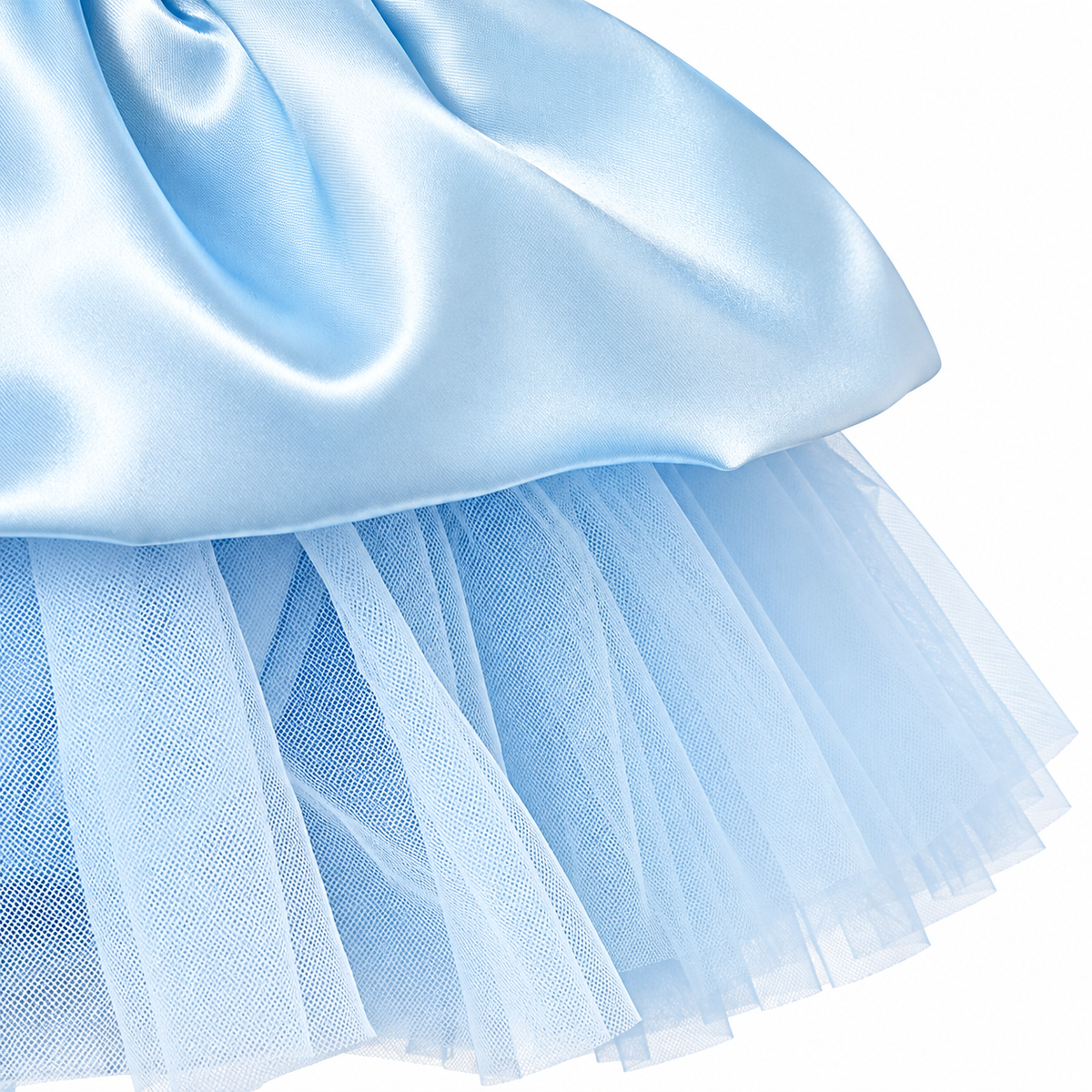 Pañalero Vestido Princesa Azul Bebe