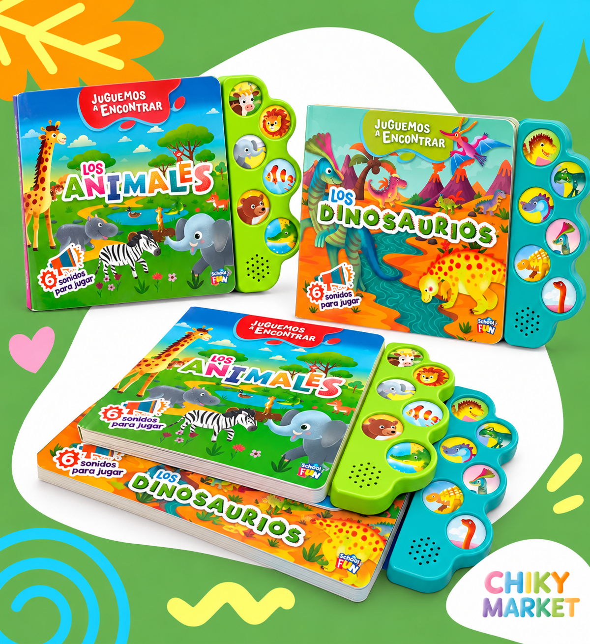 Cuento Sonidos Juguemos a Encontrar CHIKY MARKET