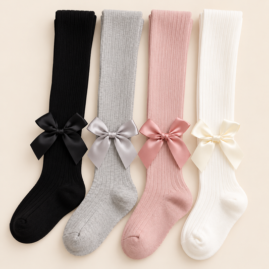 Mallas con Moño para Niña
