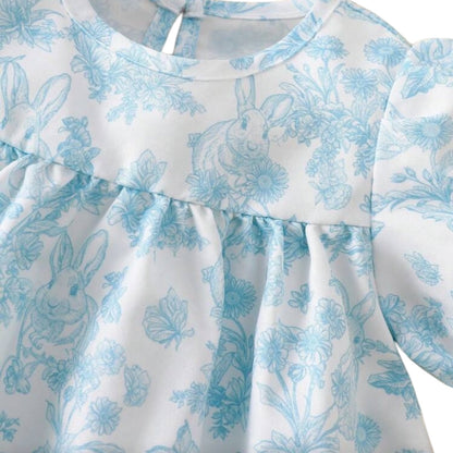 Vestido Conejitos Azul CHIKY NYNO
