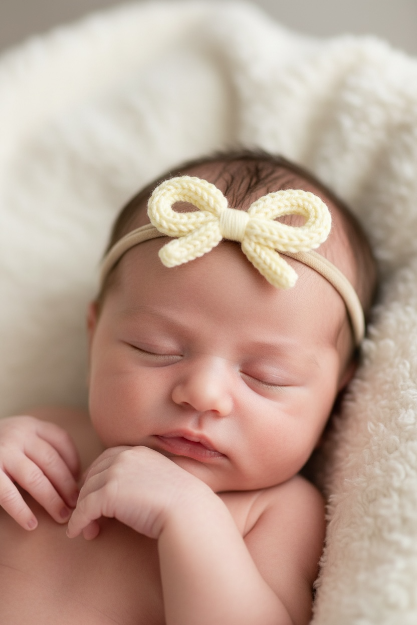 Bandita Soft Baby Micaela con moñito tejido - foto 10