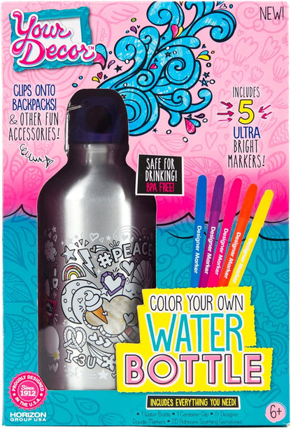 Kit para Decorar Tu Propia Botella de Agua
