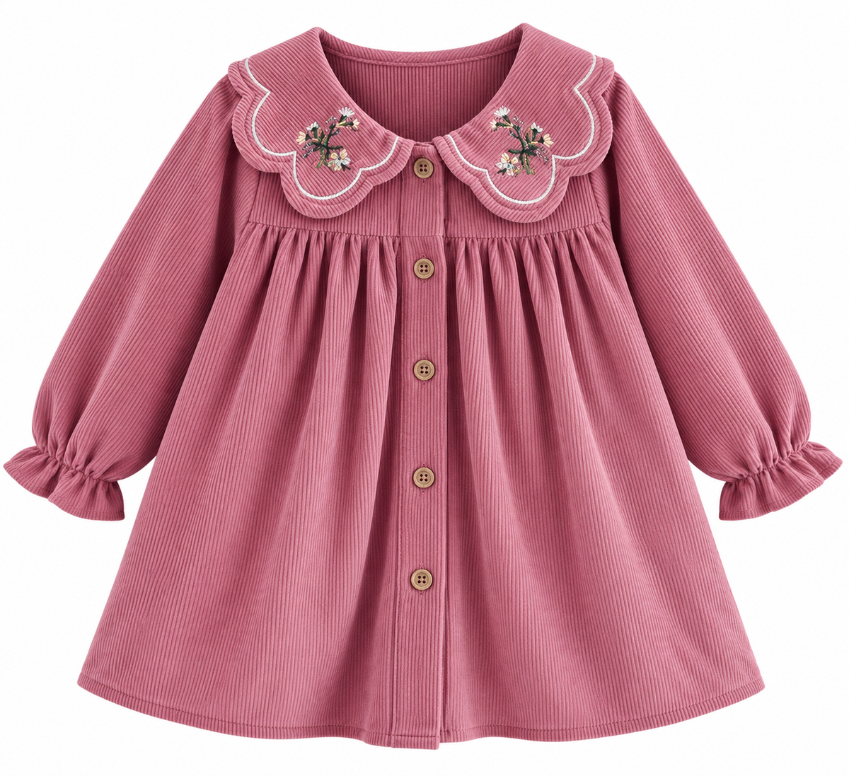 Vestido de Pana Rosa Yatzu