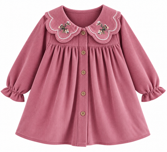 Vestido de Pana Rosa Yatzu