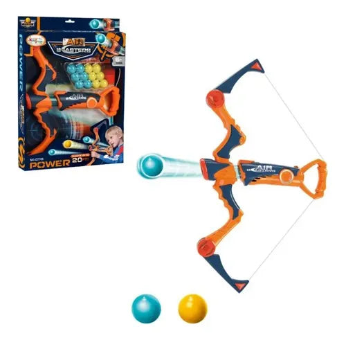 Arco Lanzador Air Blasters con Pelotas de Foam Happy Planet