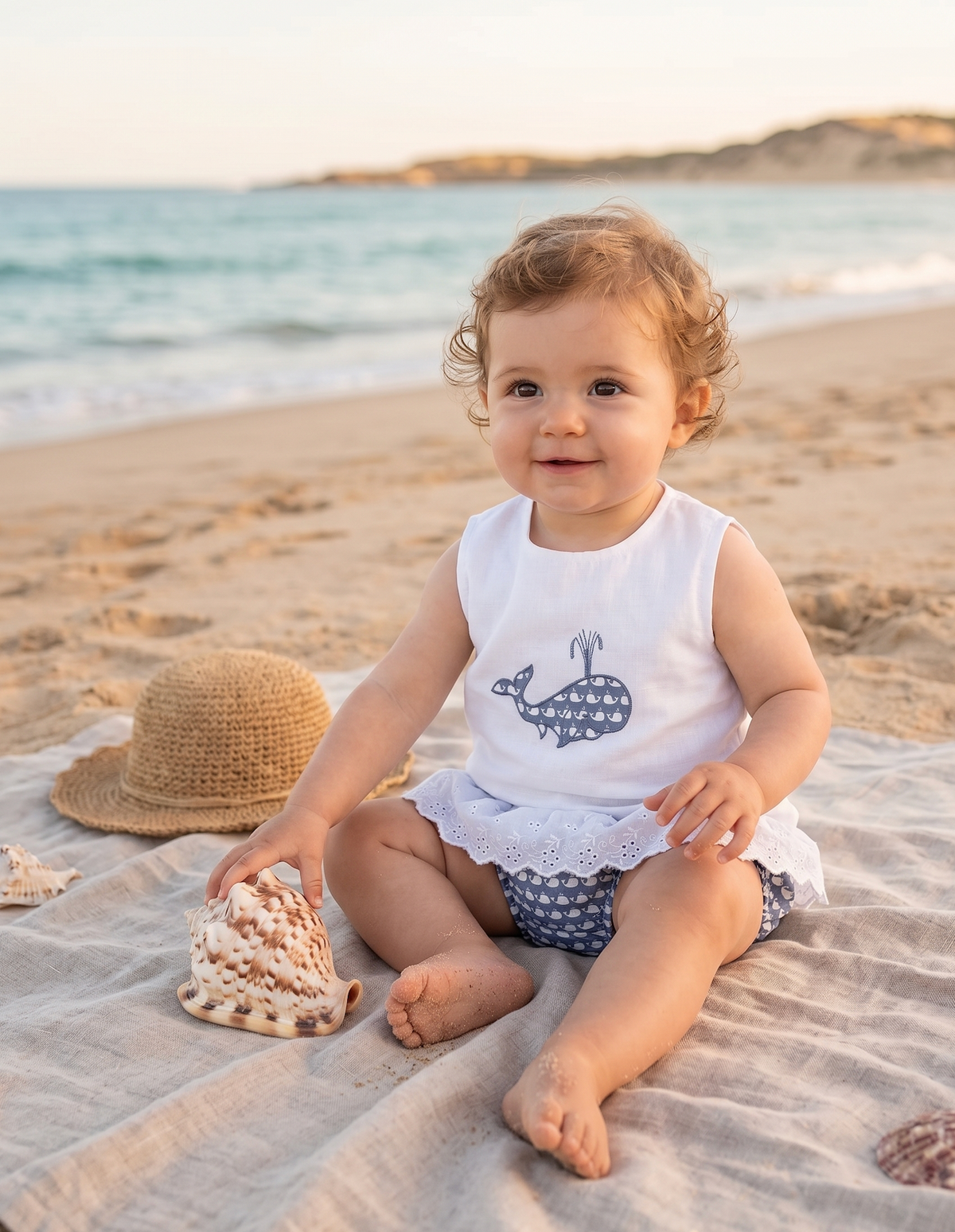 Conjunto Camisa Ballena Niña JULIANA