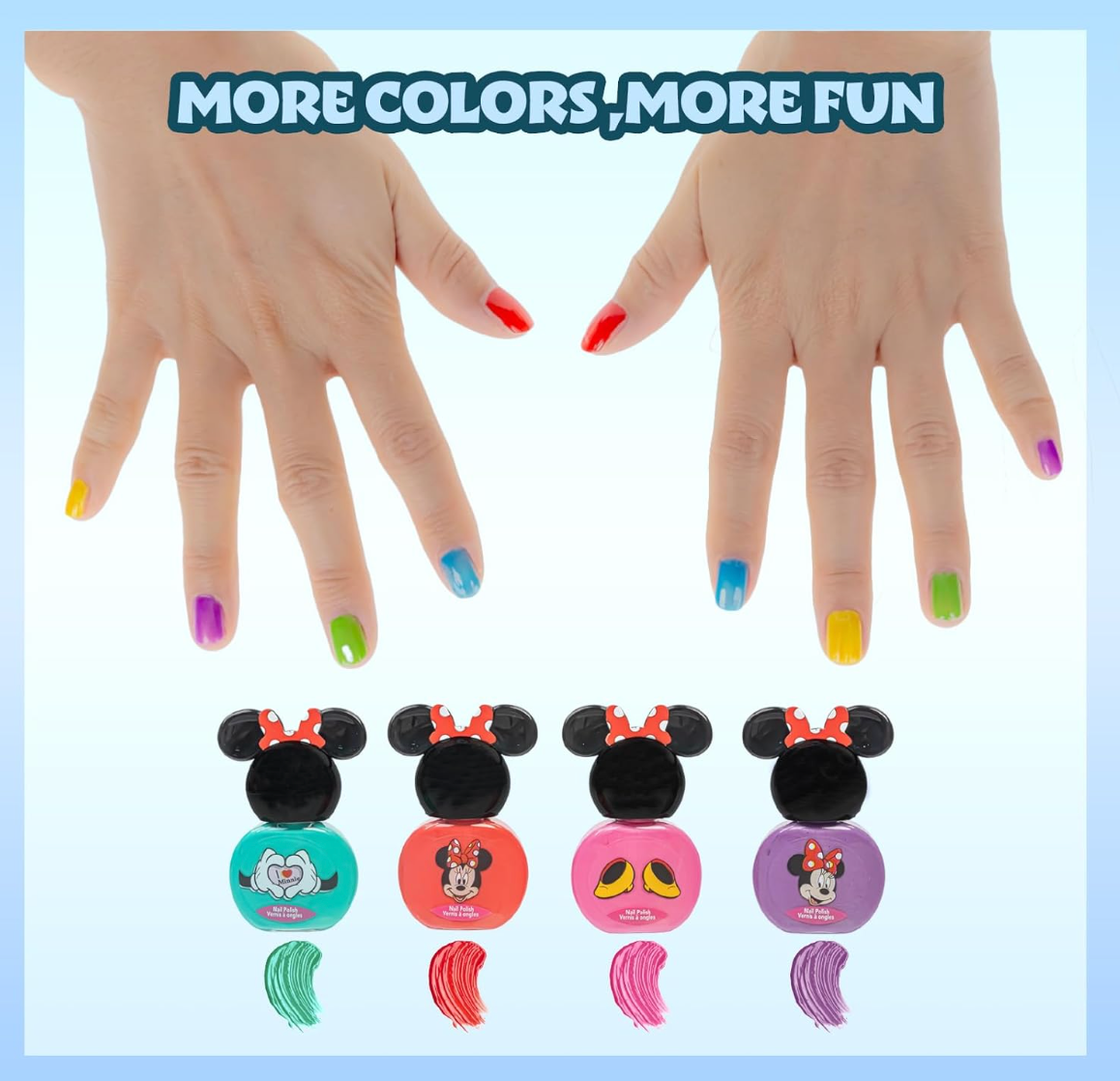 Townley Girl Disney Minnie Mouse - Juego de Maquillaje