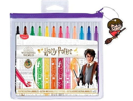 Colección Harry Potter - 12 Rotuladores para Niños