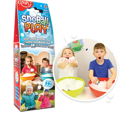 Paquete de 2 de Bola de Nieve de Zimpli Kids