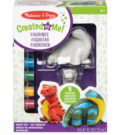 Melissa & Doug Created By Me! Figuritas de Dinosaurios Para Decorar en el centro
