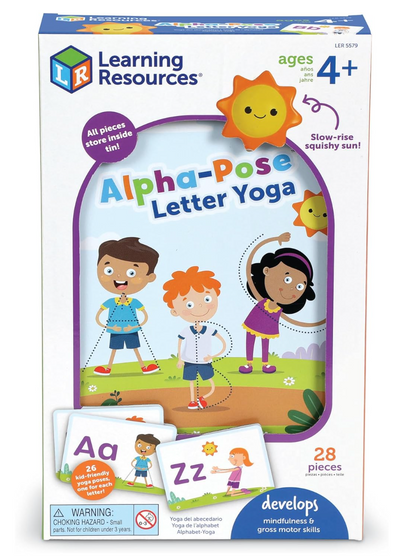 Learning Resources - Letra Alfa-Pose, Yoga para niños