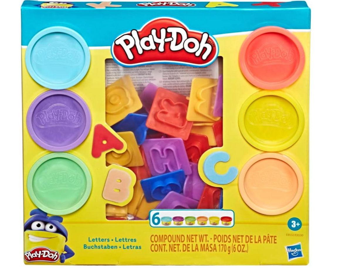 Play-Doh Set de Letras de masa moldeable