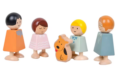 Muñequitos de Madera Montesori