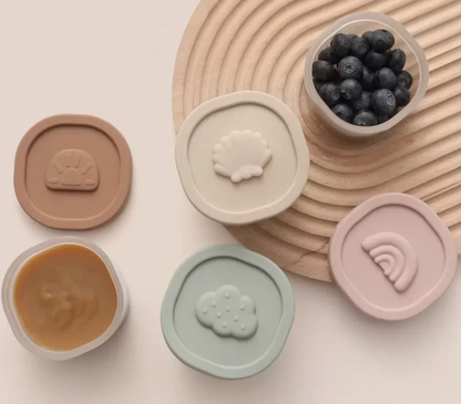 Set de 4 Recipientes para Alimentos de Silicon CHIKY NYNO