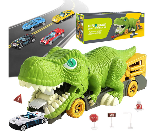 Coches de Juguete de Dinosaurios para niños,7 En 1