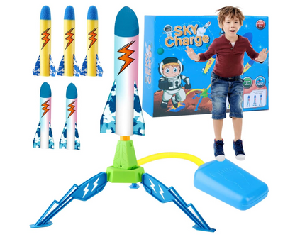 Lanzador de Cohetes de Juguetes para Niño, Cohete Espacial