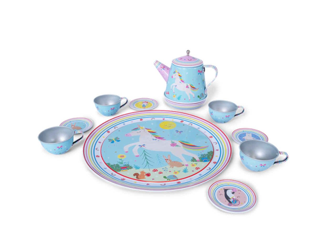 Juego de Té 11 Piezas, Hadas & Arcoíris