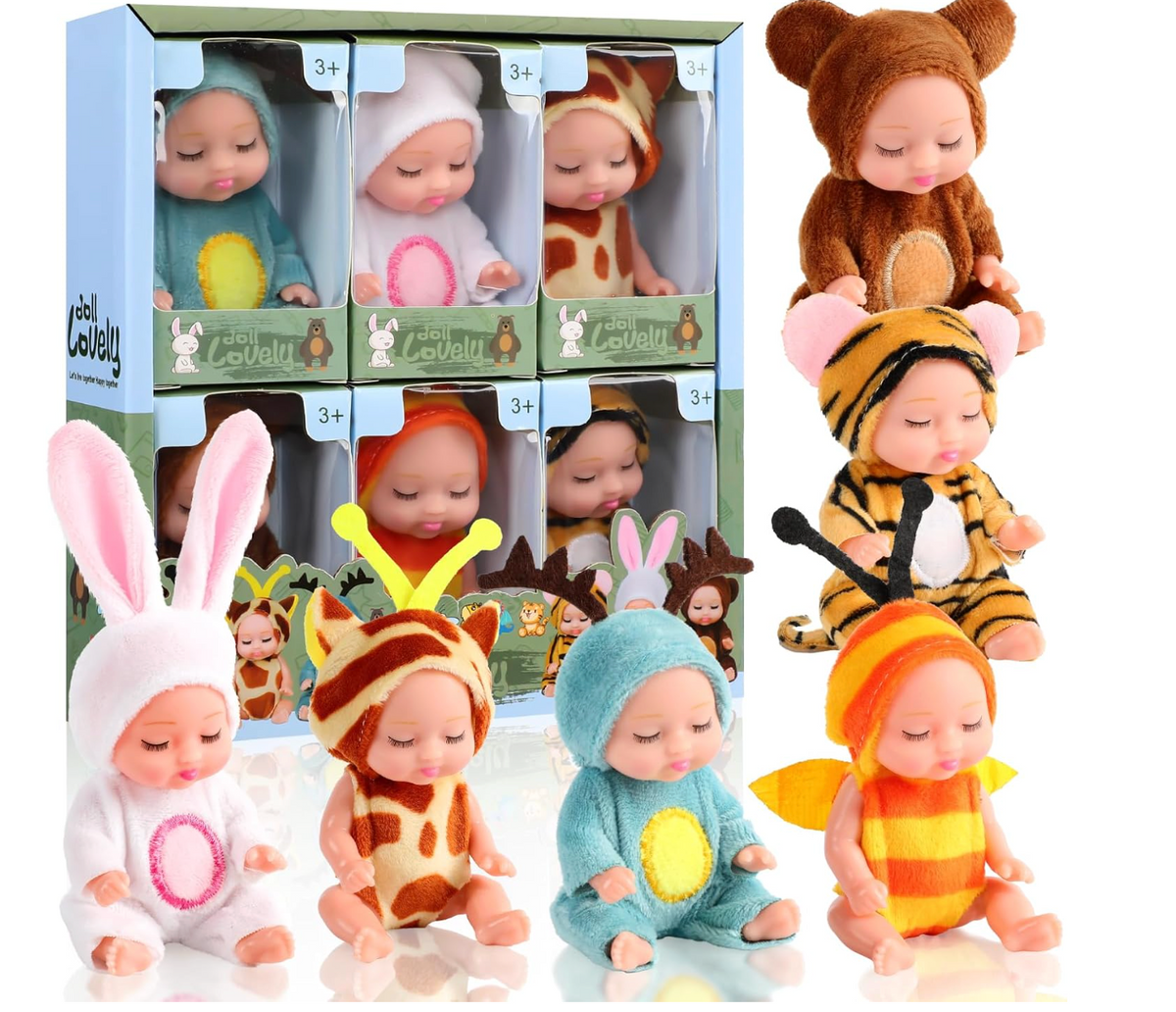 Mini Bebe Reborn de 11cm