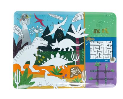 Tapete Reutilizable para Colorear – Dinosaurios