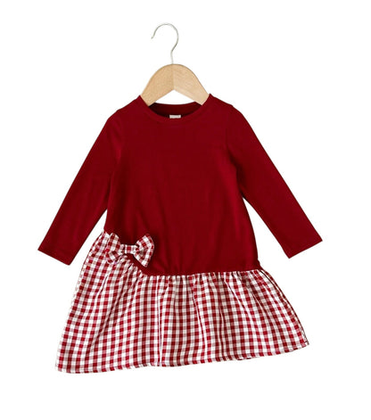Vestido Cuadros Rojos